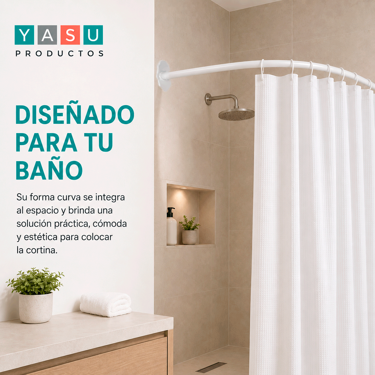 Beneficio barral curvo